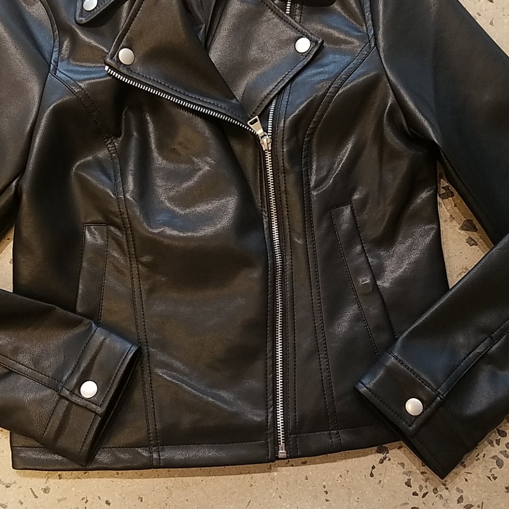 Express black minus the leather biker jacket - Picture 4 of 8